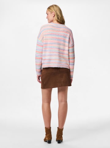 Pieces Pullover in Bunt/ Rosa