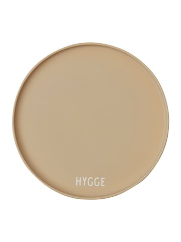 Design Letters Frühstücksteller "Hygge" in Beige - Ø 21,5 cm