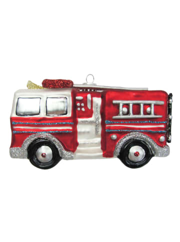 Krebs Glas Lauscha Christbaumornament in Rot - (B)13 cm