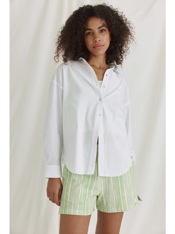 Cotton Candy Bluse "Natascha" in Weiß