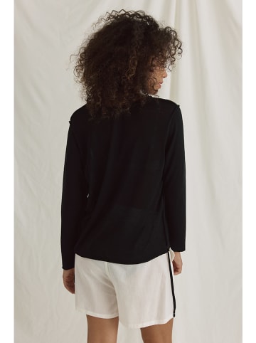 Cotton Candy Longsleeve "Nian" in Schwarz