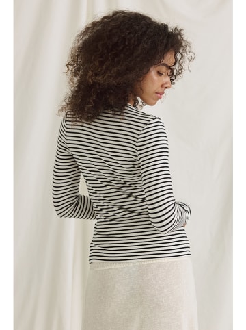 Cotton Candy Longsleeve in Schwarz/ Weiß