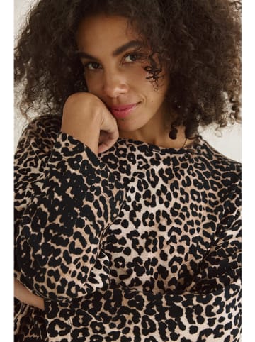 Cotton Candy Longsleeve "Fjolla" zwart/lichtbruin