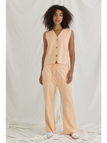 Cotton Candy Weste "Nadeen" in Apricot