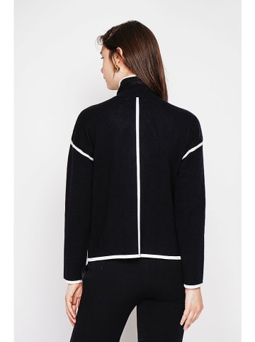 C& Jo Übergangsjacke in Schwarz/ Weiß