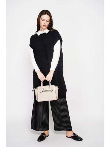 C& Jo Sukienka dzianinowa w kolorze czarnym