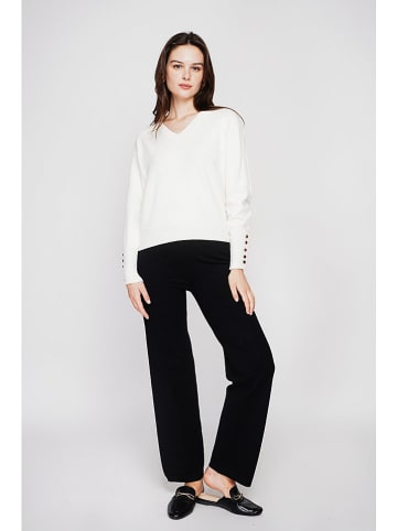 C& Jo Pullover in Weiß