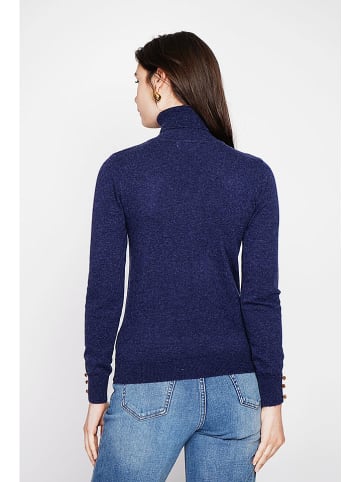 C& Jo Rollkragenpullover in Dunkelblau