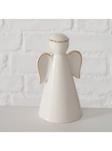 Boltze 2-delige set: decofiguren "Veliden" wit