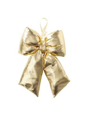 Boltze Dekoanhänger "Bowy" in Gold - (B)30 x (H)27 cm