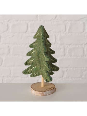 Boltze Deco-object "Mohlara" groen - (B)9 x (H)15,3 x (D)7 cm