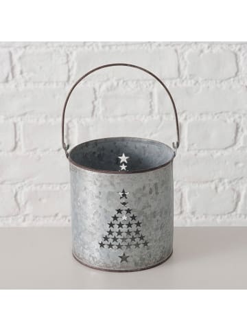 Boltze Świeczniki (3 szt.) ''Smola'' w kolorze jasnoszarym