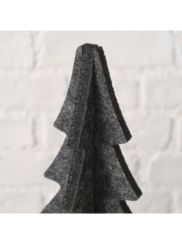 Boltze Dekoracja "Felty" w kolorze szarym - 12 x 22 x 12 cm