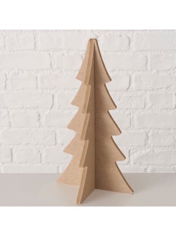 Boltze Deco-object "Felty" beige - (B)16,3 x (H)30 x (D)16,3 cm