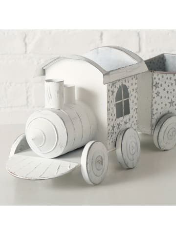 Boltze Dekoaufsteller "Stephanus" in Weiß - (B)73 x (H)20 x (T)15,5 cm