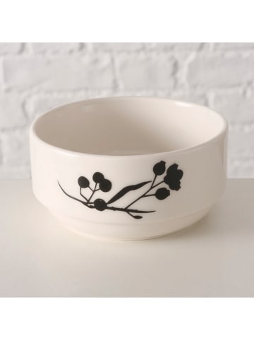 Boltze Miska "Berries" w kolorze biało-czarnym na musli - Ø 12 cm