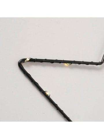 Boltze LED-Dekoanhänger "Elvira" in Schwarz - (B)29,5 x (H)29,5 cm