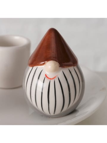 Boltze Kaarshouder "Matty" rood/wit - (H)6 cm