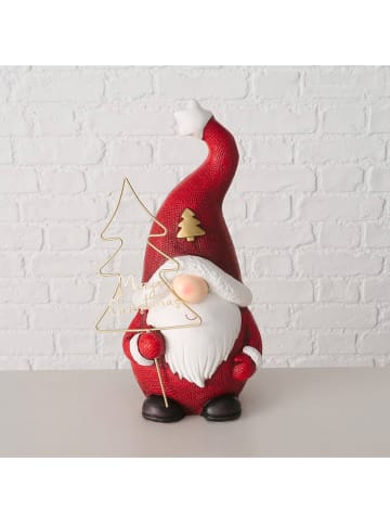Boltze Decofiguur "Georg" rood/wit - (H)40 cm