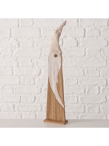 Boltze Figurka dekoracyjna "Magios" w kolorze jasnobrązowo-kremowym - wys. 56,5 cm