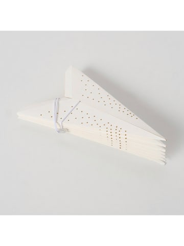 Boltze Decohanger "Kassina" wit - (H)16,5 x Ø 50 cm