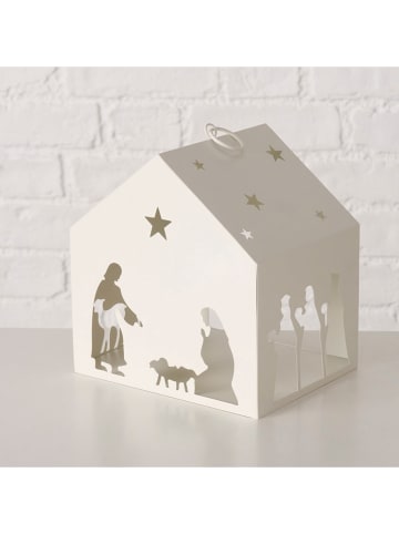 Boltze Lampion "Nathan" w kolorze kremowym - 14 x 20 cm