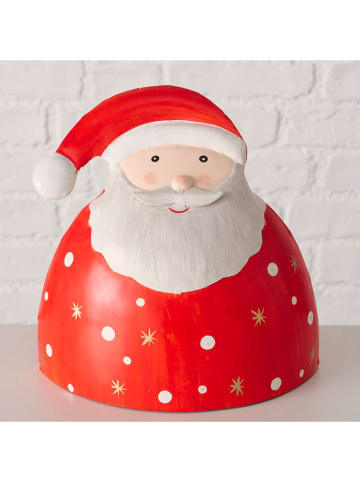 Boltze Dekofigur "Clausi" in Rot/ Weiß - (H)18,5 cm