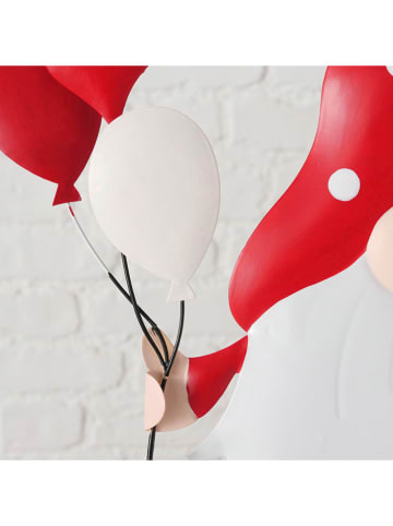 Boltze Tuinsteker "August" rood/wit - (H)50 cm