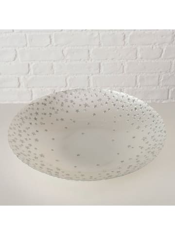 Boltze Miska "Staris" w kolorze srebrno-białym do serwowania - Ø 33 cm