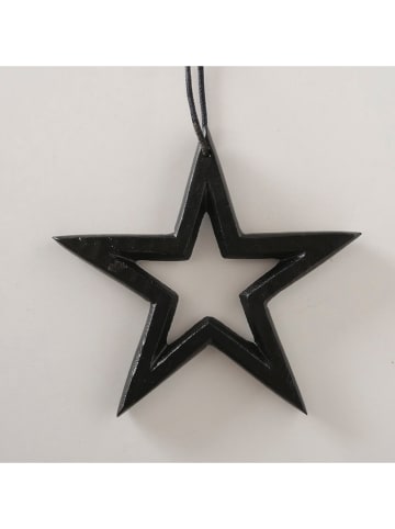 Boltze 3-delige set: decohangers "Taumi" zwart