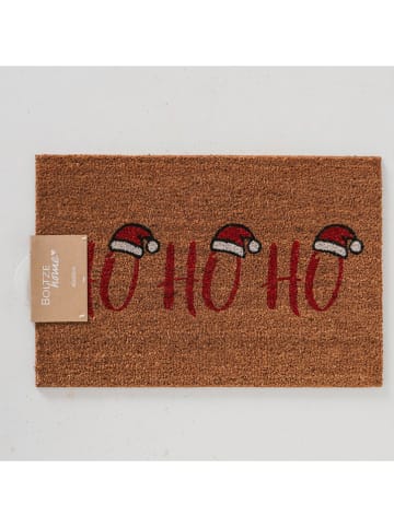 Boltze Kokosdeurmat "HoHoHo" lichtbruin - (L)60 x (B)40 cm