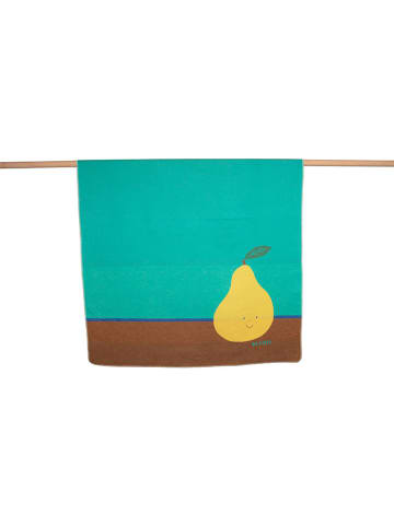 David Fussenegger Kocyk w kolorze turkusowo-żółtym