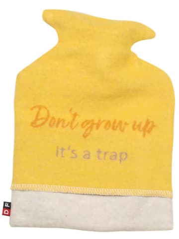 David Fussenegger Termofor "Don't Grow Up" w kolorze żółtym dla dzieci