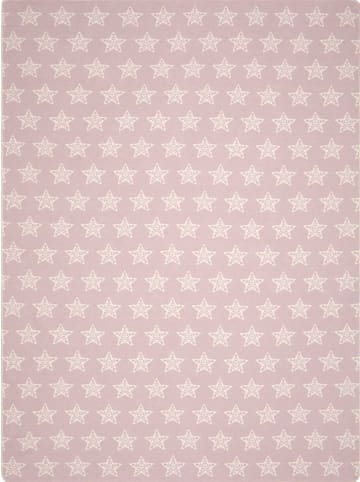 David Fussenegger  Flanellen deken "Silvretta - Sterne" paars