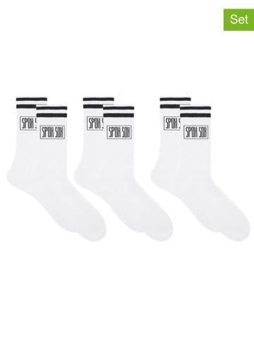 Spox Sox 3er-Set: Socken in Weiß