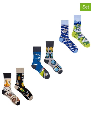 Spox Sox 3er-Set: Socken in Beige/ Blau/ Grau
