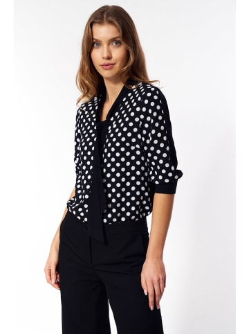 Nife Bluse in Schwarz/ Weiß