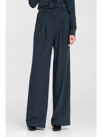 Nife Spodnie w kolorze granatowym