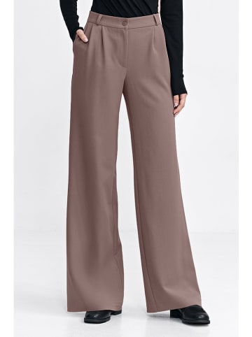 Nife Spodnie w kolorze jasnobrązowym