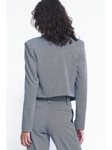 Nife Blazer in Dunkelblau/ Weiß