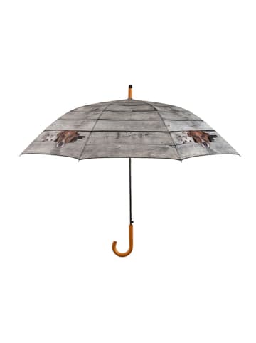 Esschert Design Stockschirm in Grau - Ø 120 cm