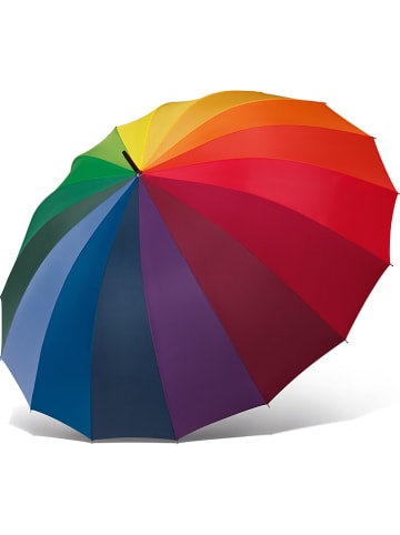 happy rain Stockschirm "Rainbow" in Bunt - Ø 130 cm