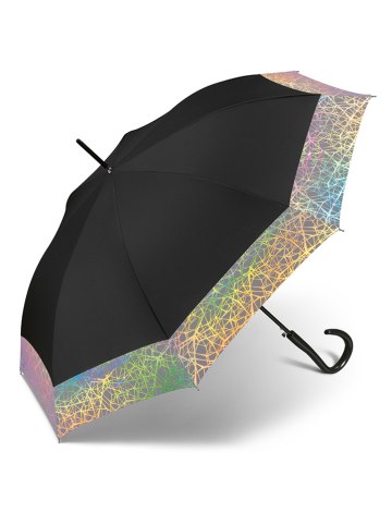 Pierre Cardin Stockschirm in Schwarz - Ø 111 cm