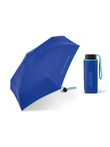 Benetton Taschenschirm in Blau - Ø 87 cm