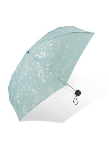 Pierre Cardin Zakparaplu turquoise/zilverkleurig - Ø 92 cm