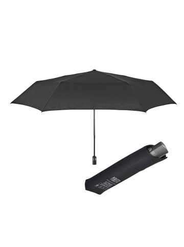 PERLETTI Taschenschirm in Schwarz - Ø 95 cm