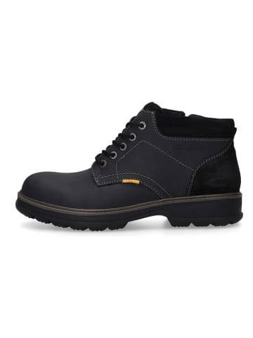 Camel Active Leder-Boots in Schwarz