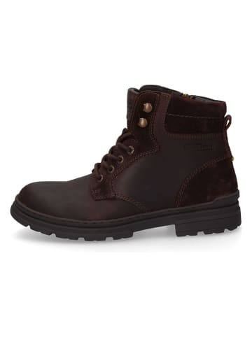 Camel Active Leder-Boots in Braun