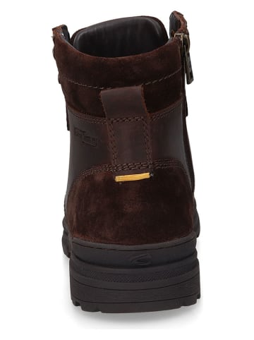 Camel Active Skórzane botki w kolorze brązowym