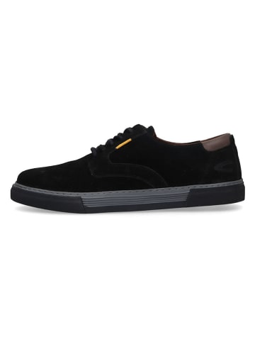 Camel Active Skórzane sneakersy w kolorze czarnym